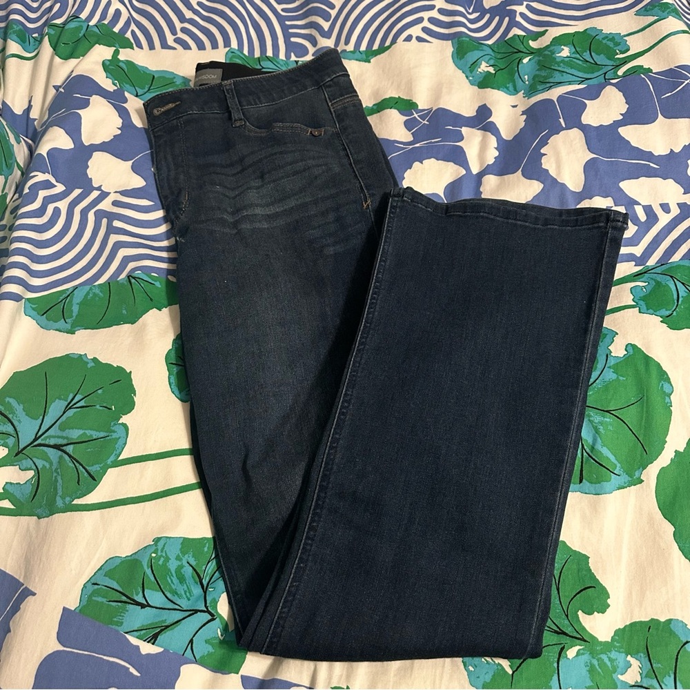Wit & Wisdom Blue Mini Boot Cut Jeans